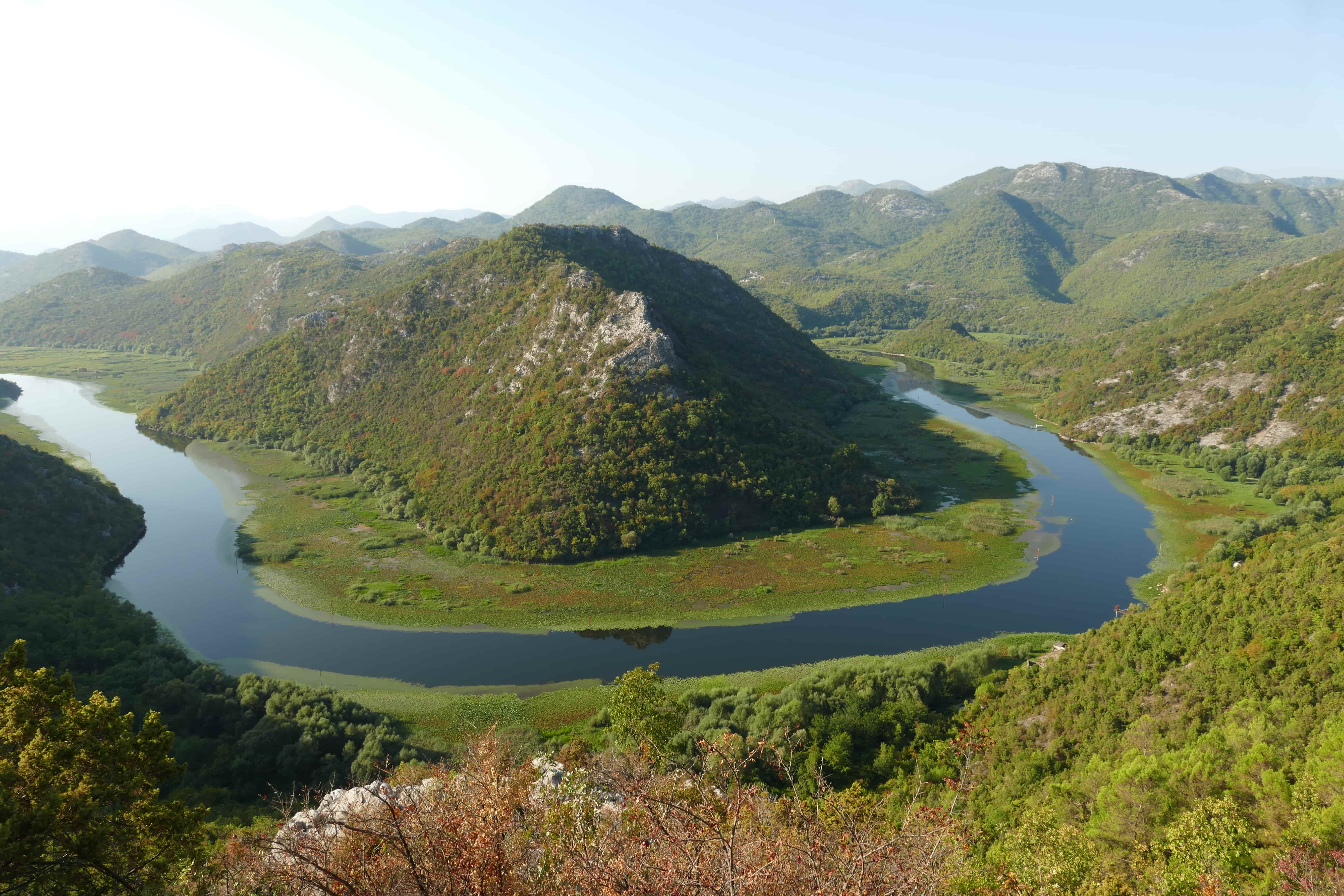 El waypoint del Lago Skadar.