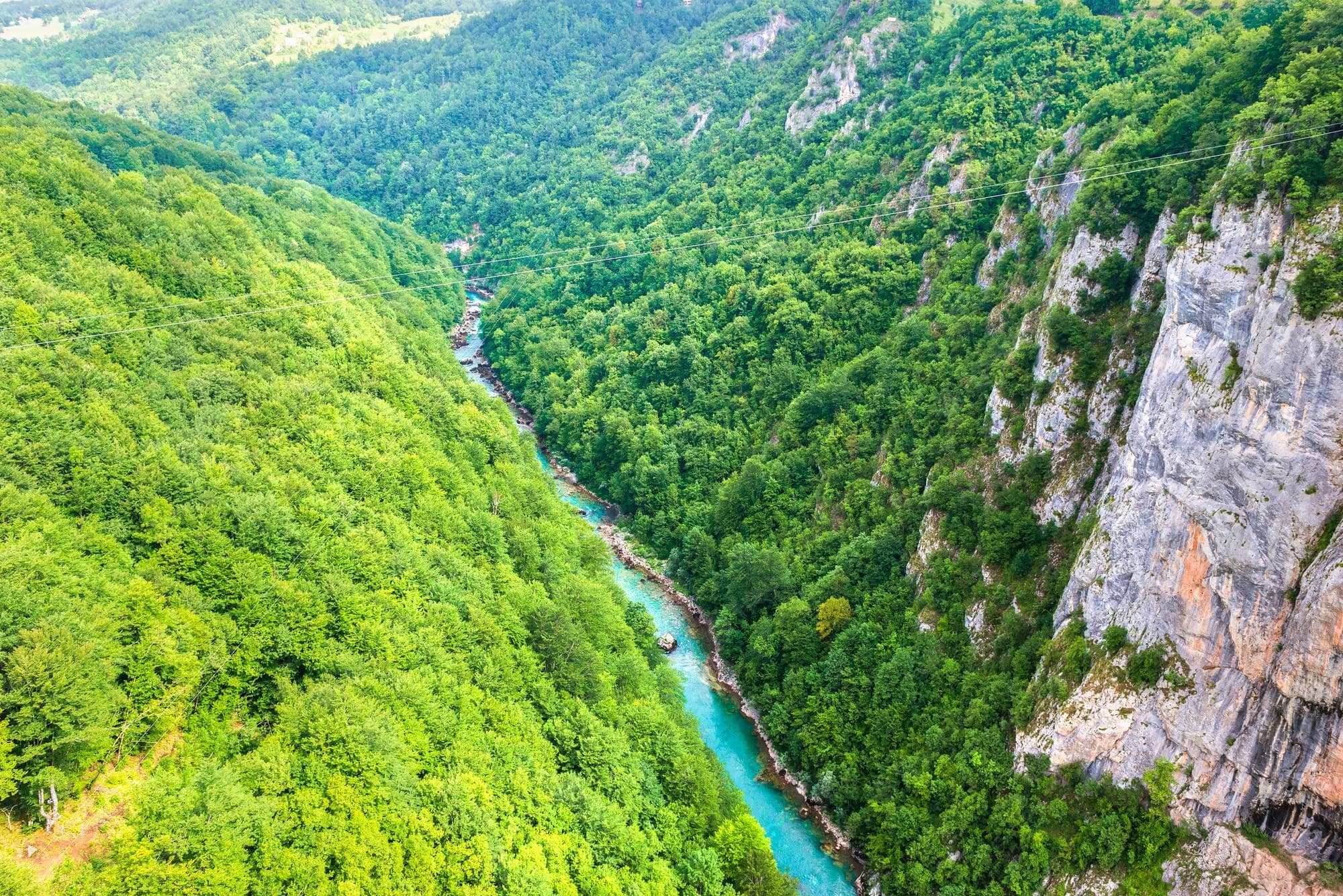 Foto de internet. Cañón del río Tara.