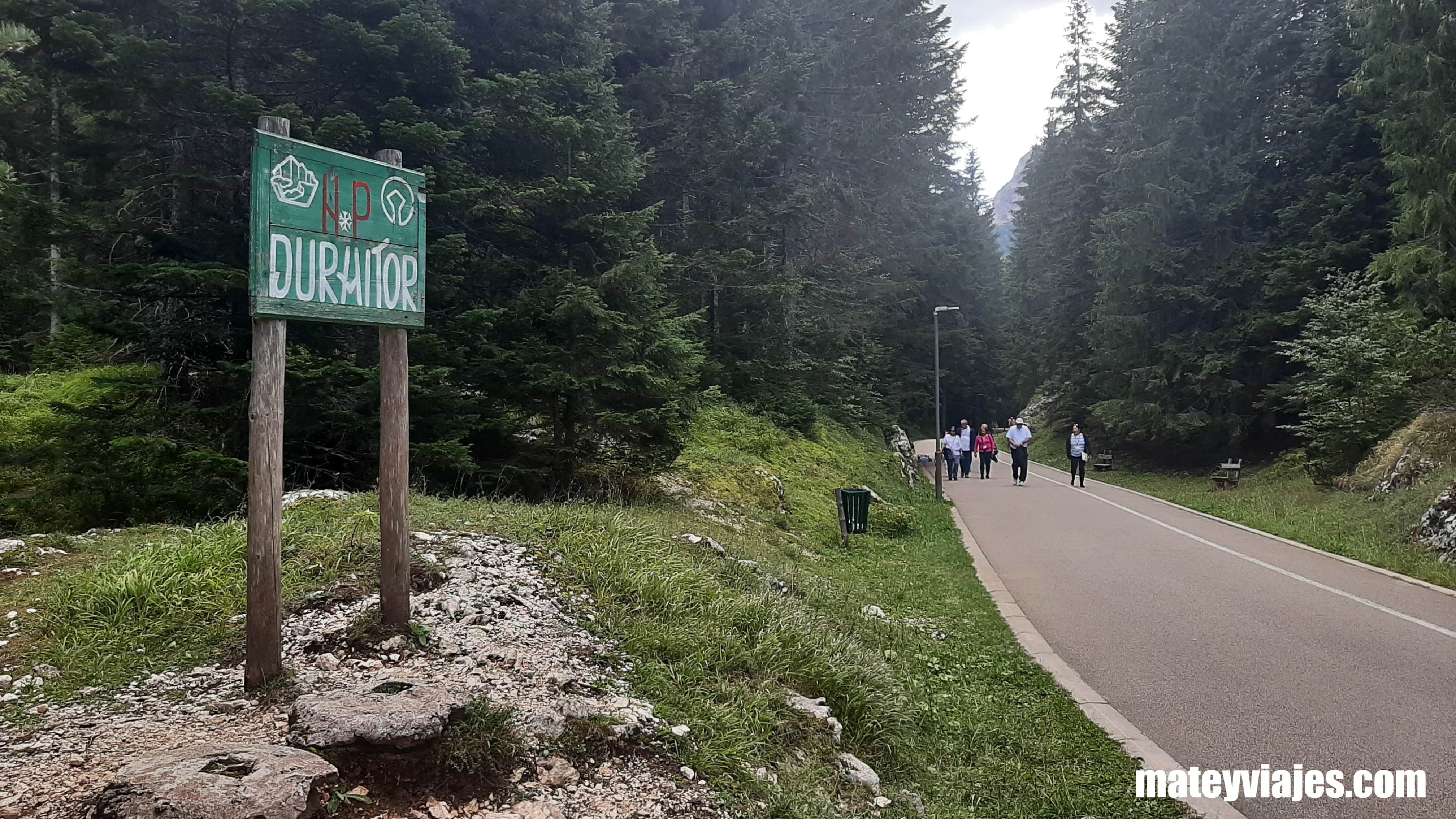 Inicio del sendero para llegar al Lago Negro.