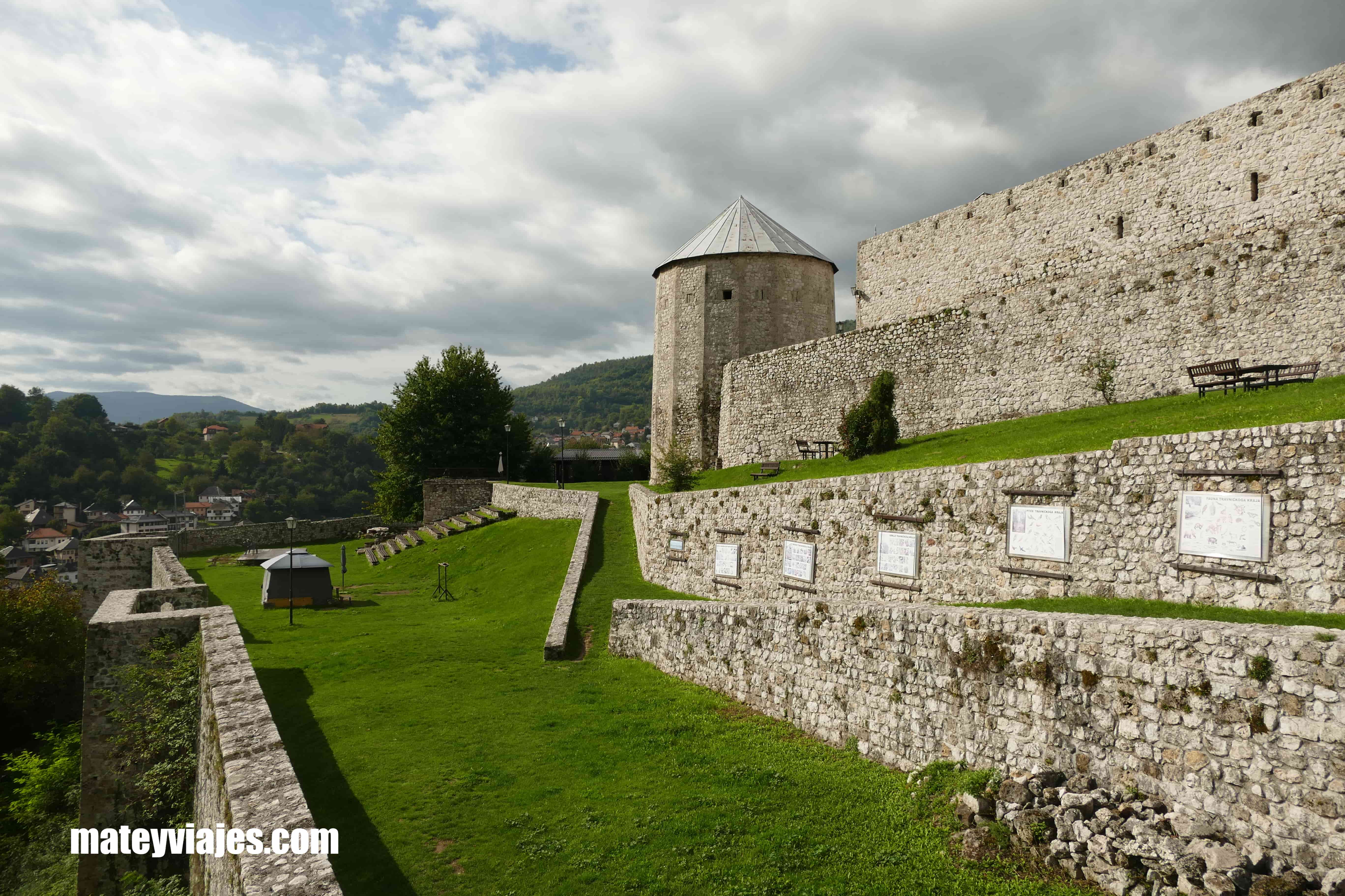 Dentro de la fortaleza de Travnik.
